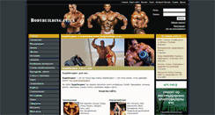 Desktop Screenshot of bodybuilding.cv.ua