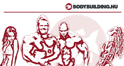 Desktop Screenshot of bodybuilding.hu